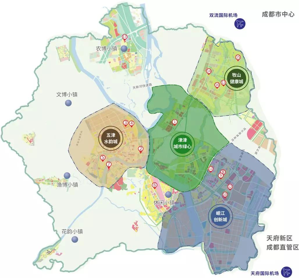 新津的最新发展规划图