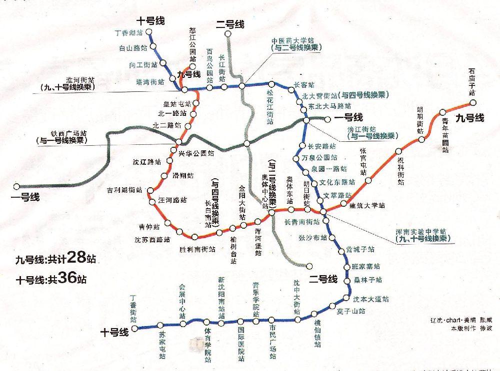 沈阳地铁10号线最新线路图