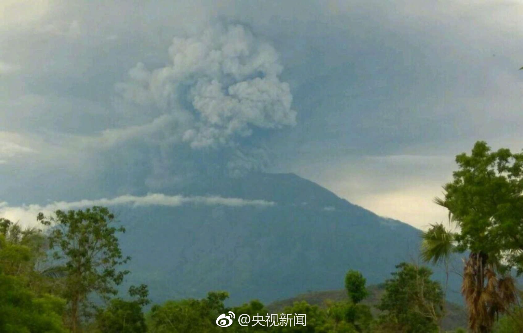 巴厘岛火山爆发最新消息