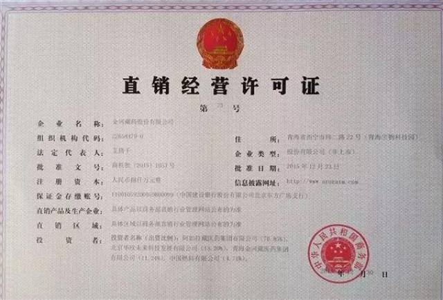 中国合法直销公司最新名单
