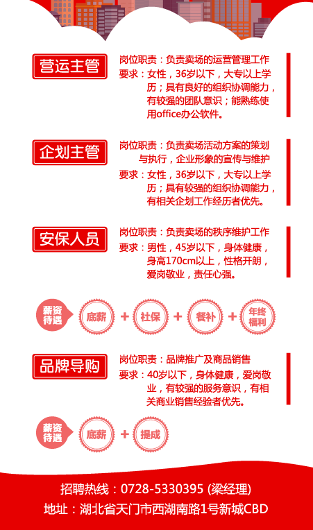 天门市区最新招聘信