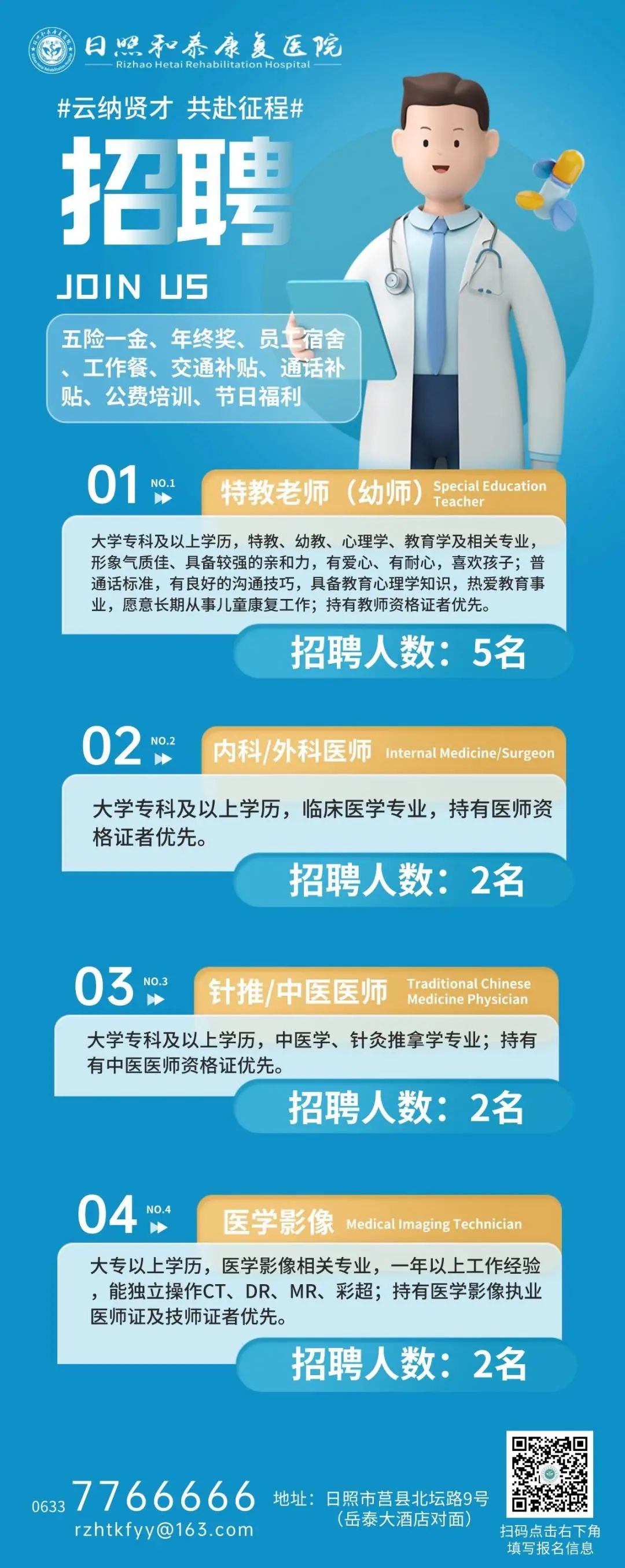 男科医生招聘最新消息